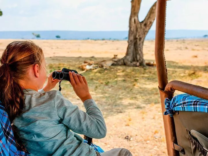 Family safari in Africa