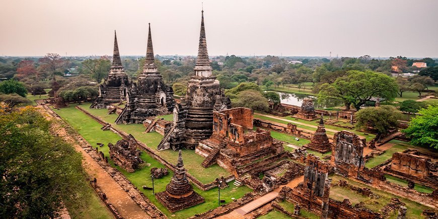 Wat Phra Si Sanphet temple in Ayutthaya