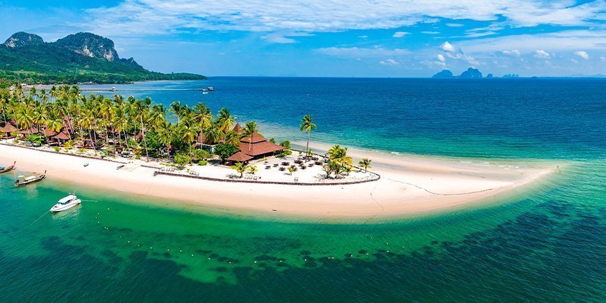 Pearl beach on the island of Koh Mook in Thailand.