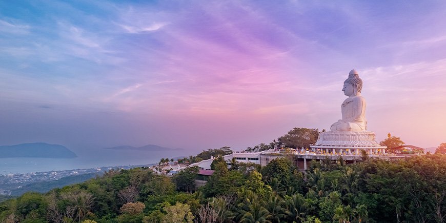 Big Buddha looking out over Phuket