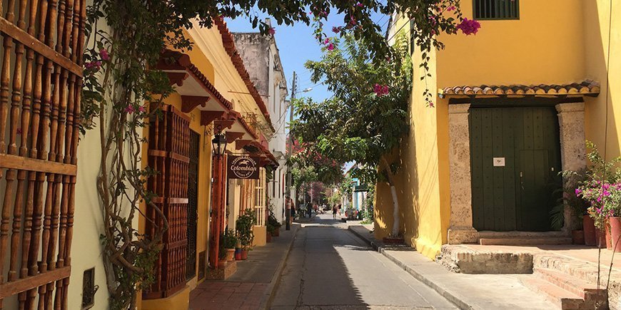 Street in Cartagena, Colombia