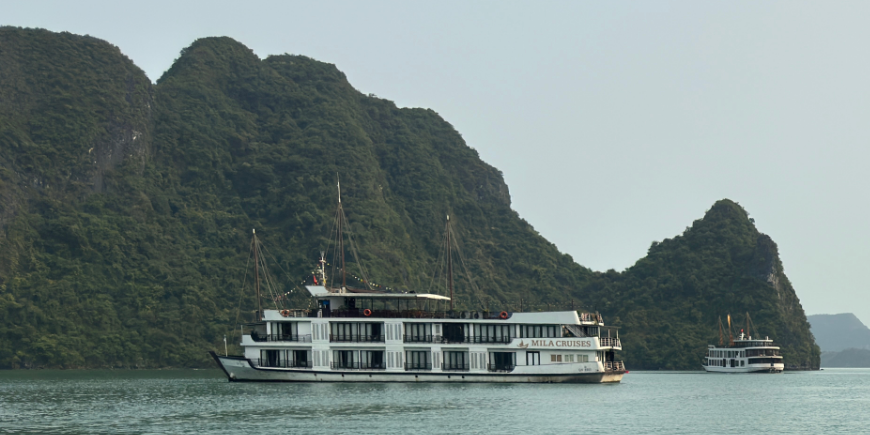 The most beautiful view on the boat trip