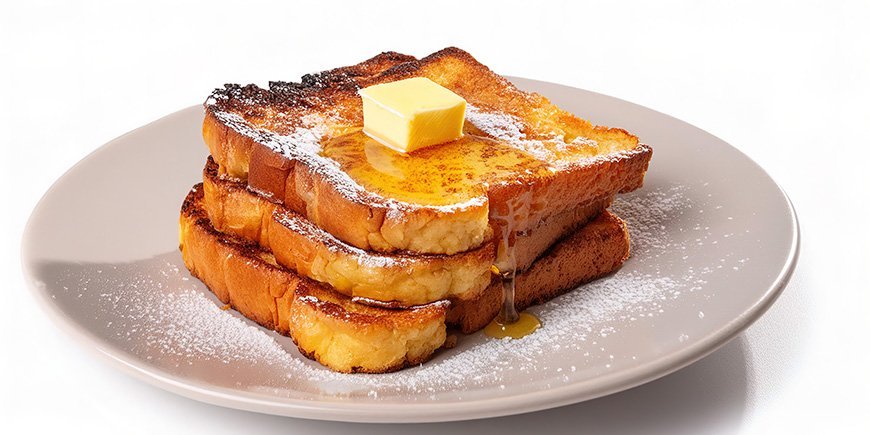 French toast on a plate