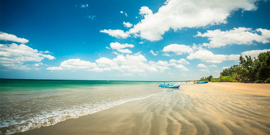 Beach in Trincomalee, Sri Lanka