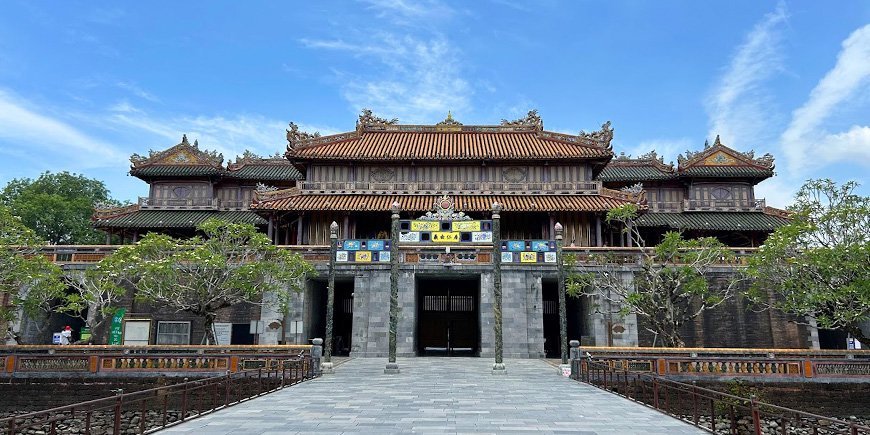 The Imperial City in Hue, Vietnam